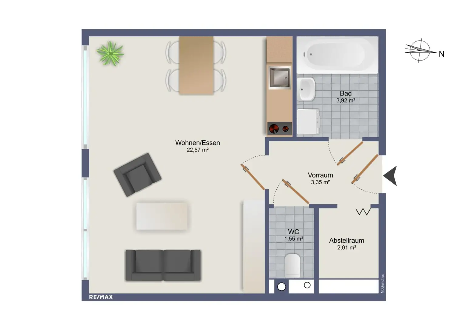 Gemütliche Kleinwohnung nahe FH Joanneum mit Parkplatz!