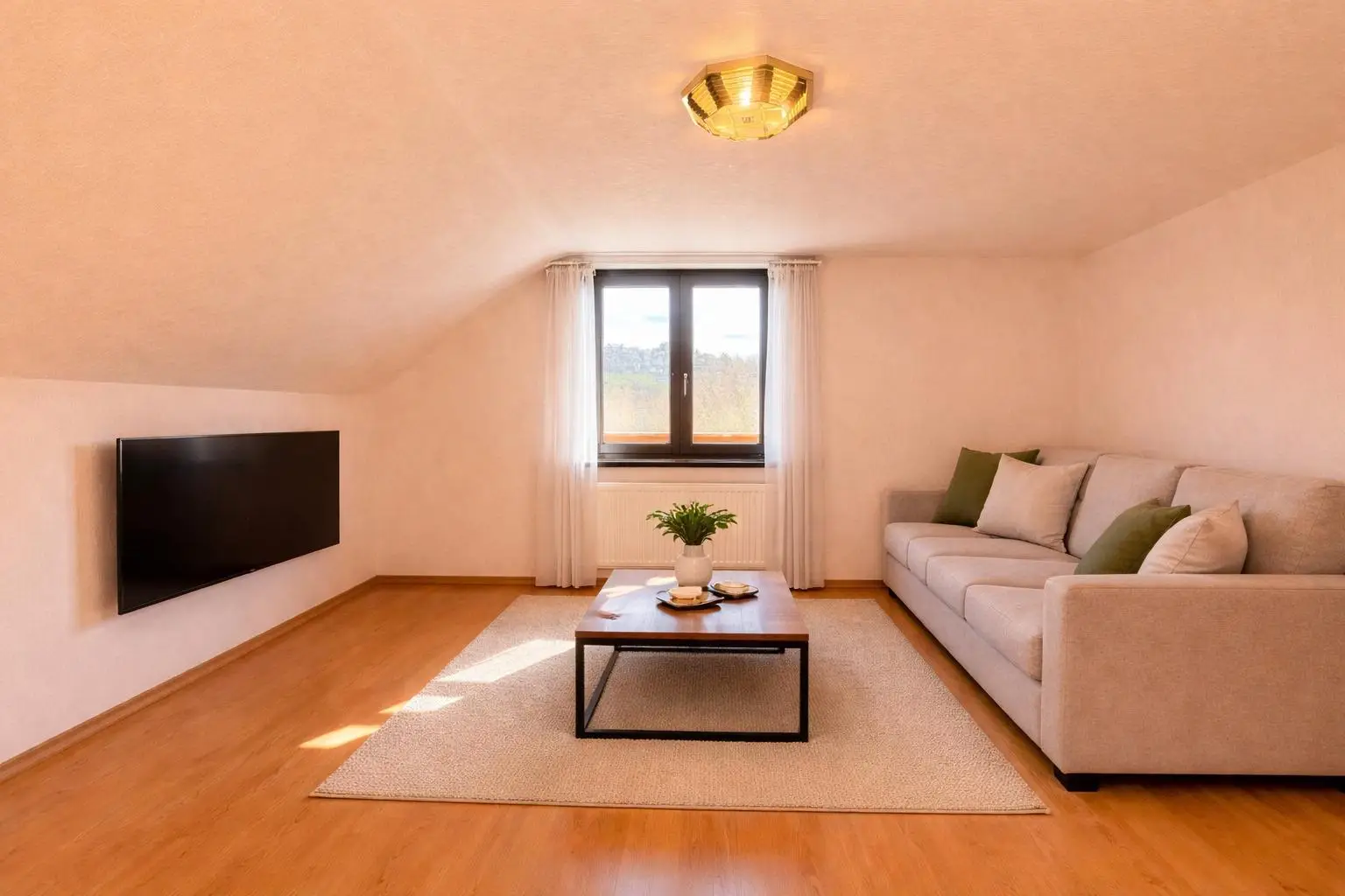 Wohnzimmer (virtuell eingerichtet)