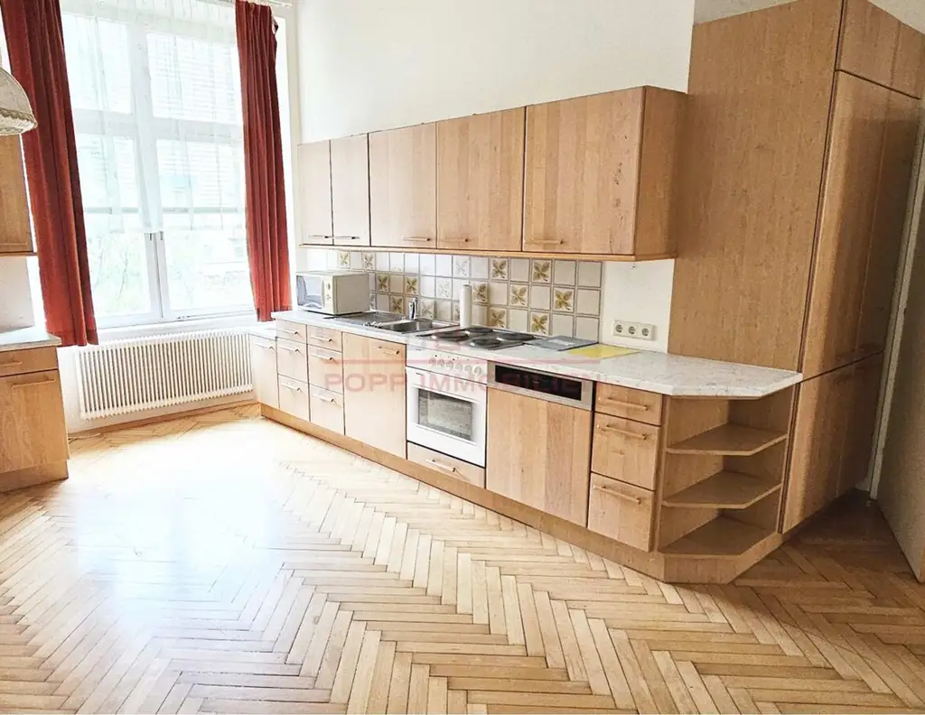 GEIDORF - Nähe KF-Universität - Margareten-Bad: großzügige 2-Zimmer-Altbauwohnung, Gartenmitbenützung