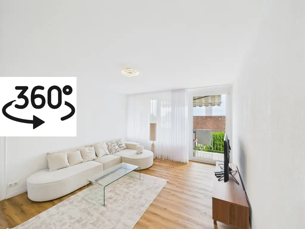 Geheimtipp! Sofort frei! Renovierte 4 Zimmer Wohnung, ruhige Lage, TLB, EBK, Balkon, Garage, Garten