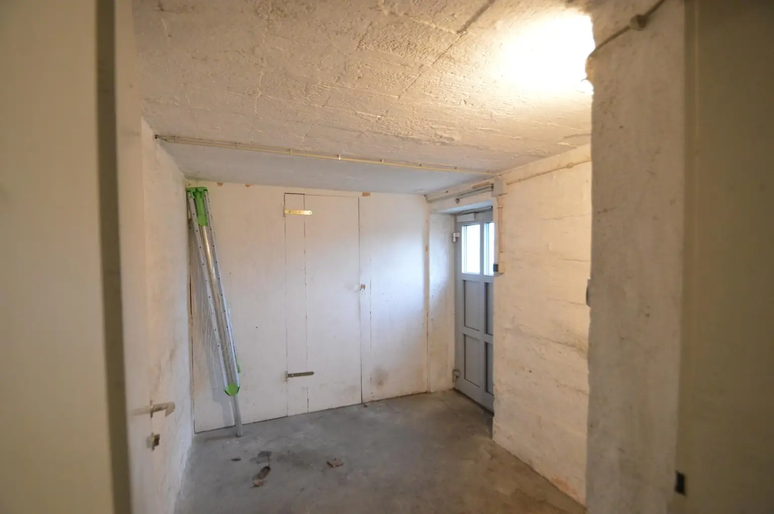 Fahrradraum mit ebenem Ausgang