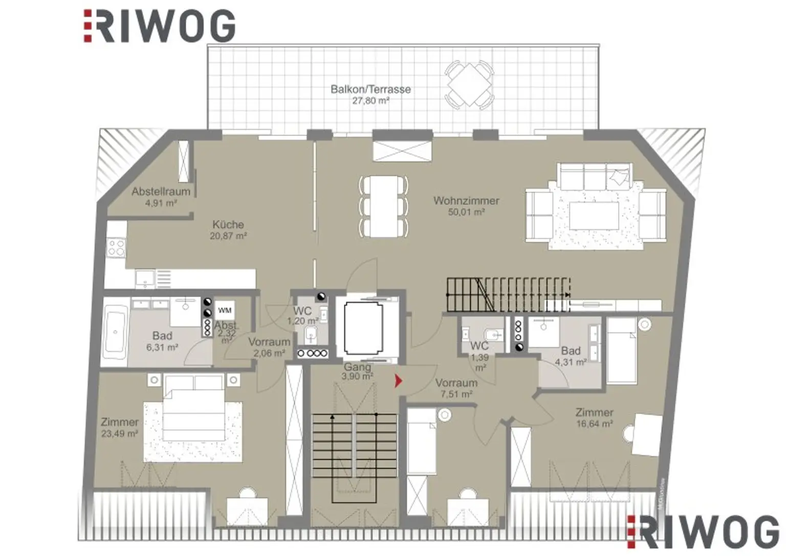NOTVERKAUF II PENTHOUSE OTTAKRING II LOFTARTIGE 70m² WOHNKÜCHE II 103m² DACHTERRASSE MIT WHIRLPOOL II 28m² BALKON auf WOHNEBENE II 3 KFZ GARAGENPLÄTZE II