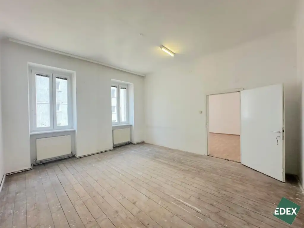 Sanierungsbedürftige 3-Zimmer Altbau-Wohnung in Favoriten