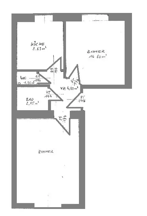 Geräumige 2-Zimmer Wohnung nahe Schweizergarten!