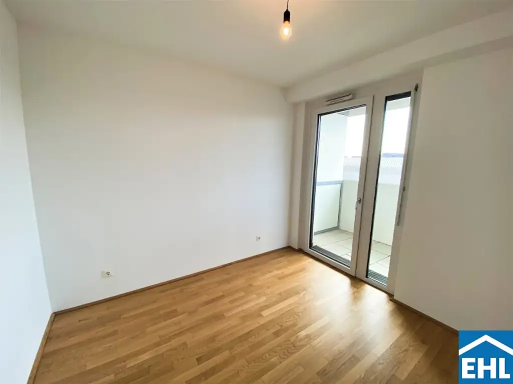 Ideal geschnittene 2-Zimmer Wohnung mit Loggia in U-Bahn-Nähe bei der Messe Wien!
