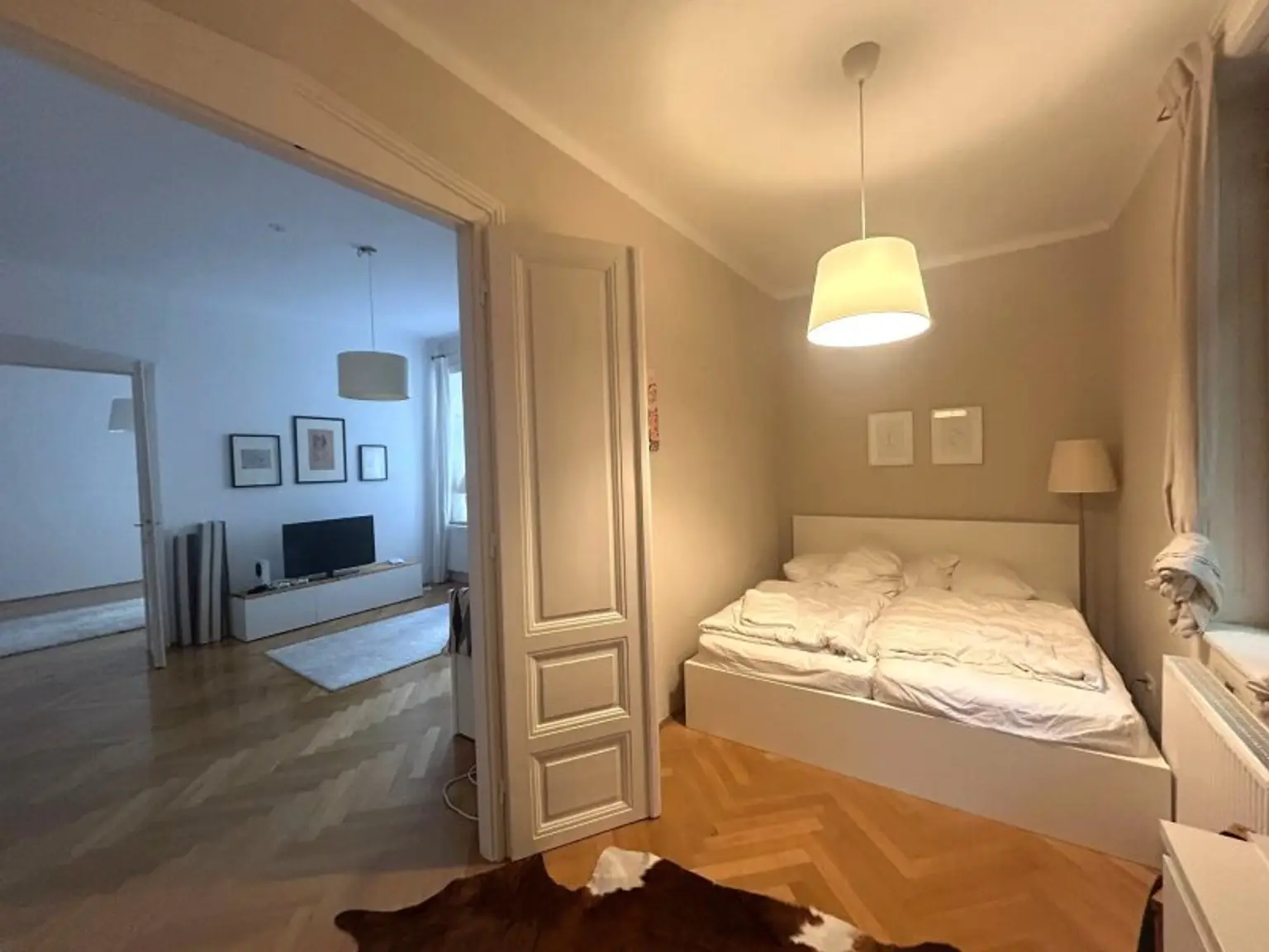 Gepflegte und ruhige Hochparterre Wohnung Nähe Alois Drasche Park