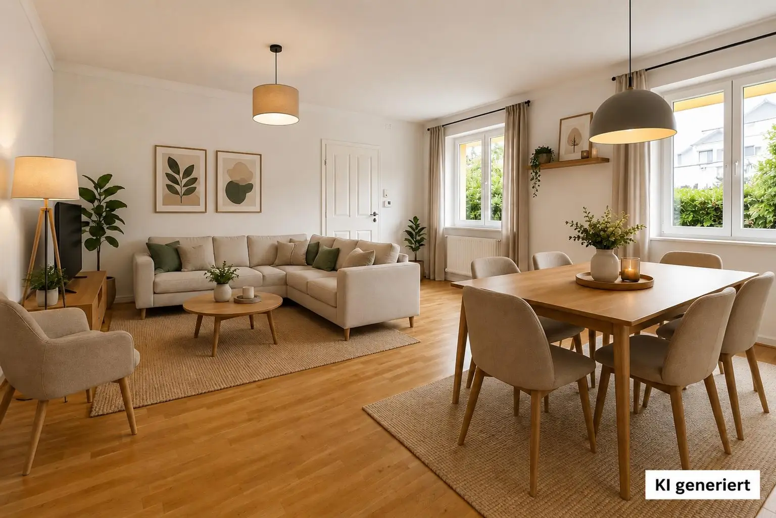 Wohnzimmer, Einrichtungsvorschlag