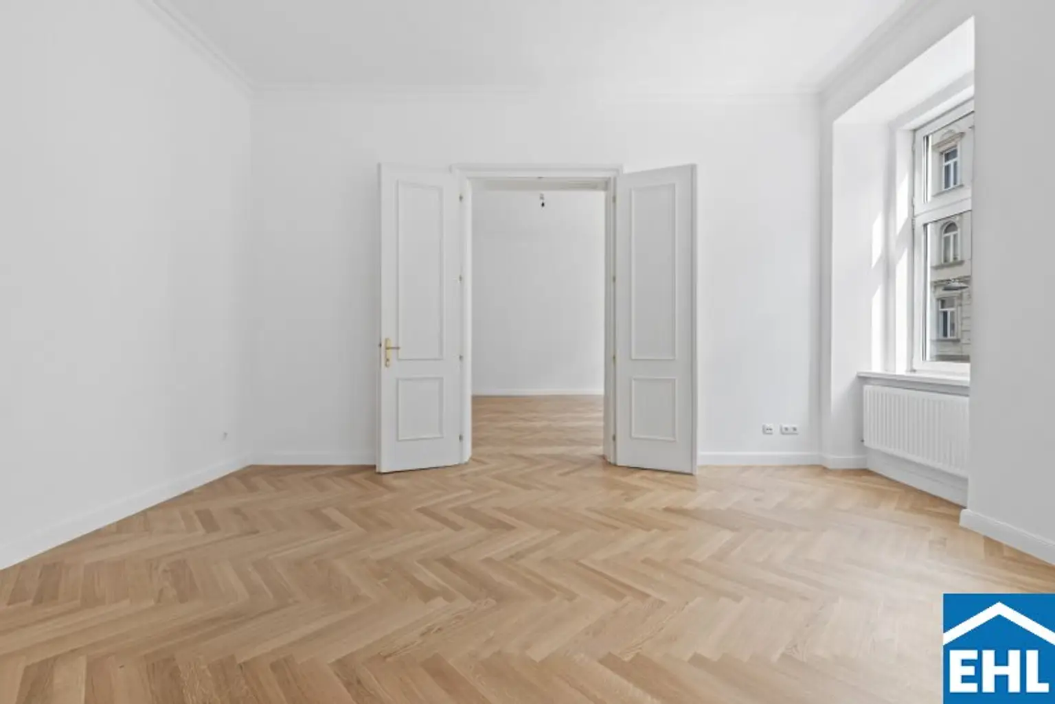 Erstbezug nach Sanierung: Prachtvolle 3 Zimmer-Altbauwohnung Nähe U4 Pilgramgasse