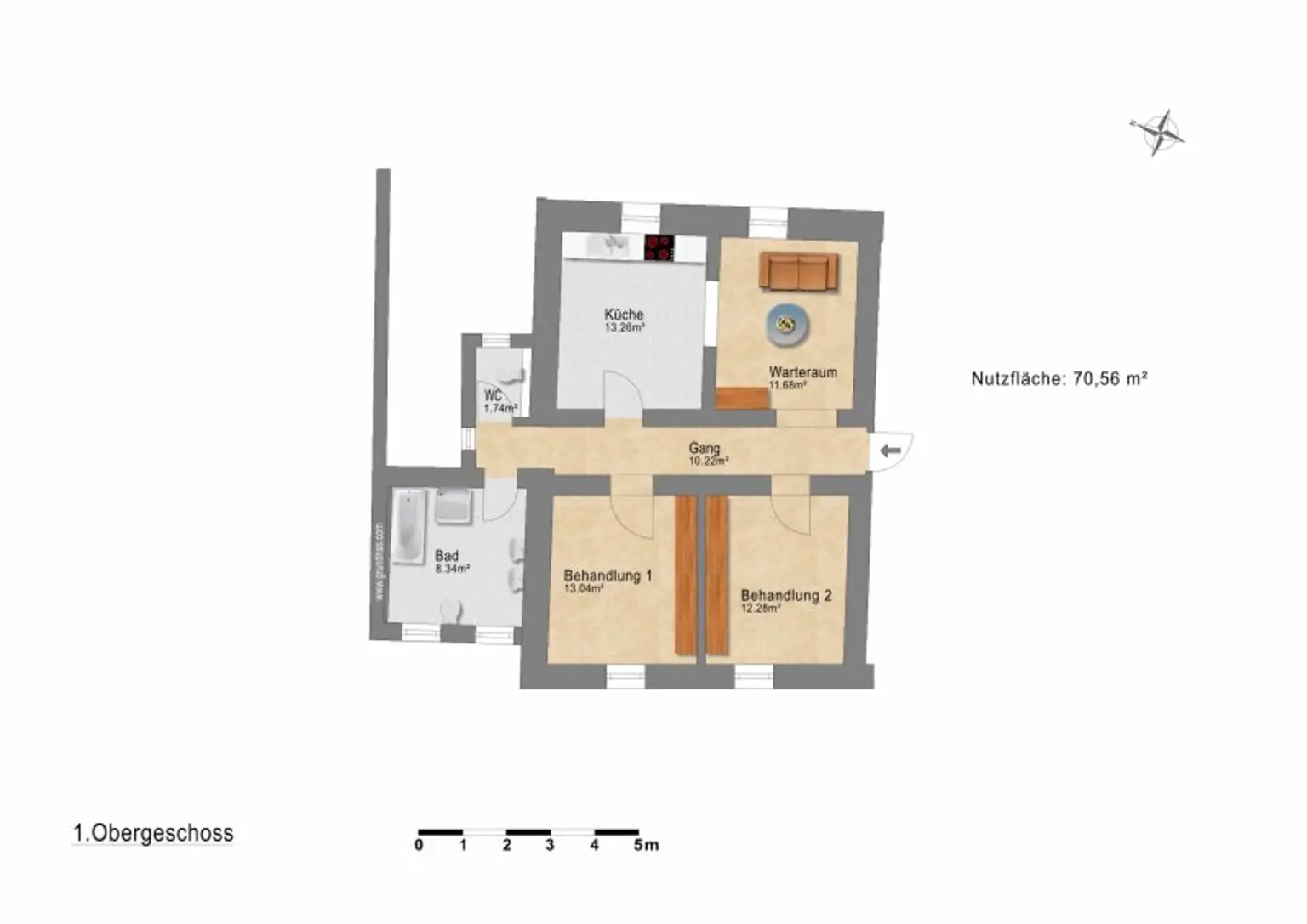 Büro/Praxis im Zentrum von Jenbach zur Miete