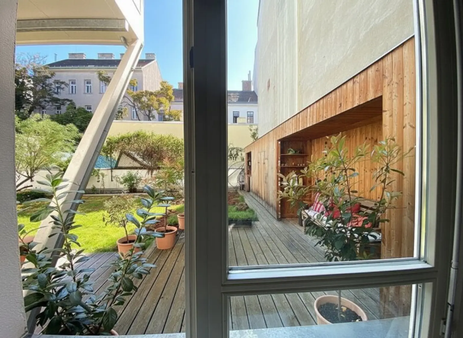 Blick in den Garten