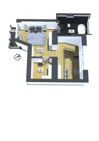 Wohntraum helle und ruhige Dachterrassenwohnung mit Fernsicht