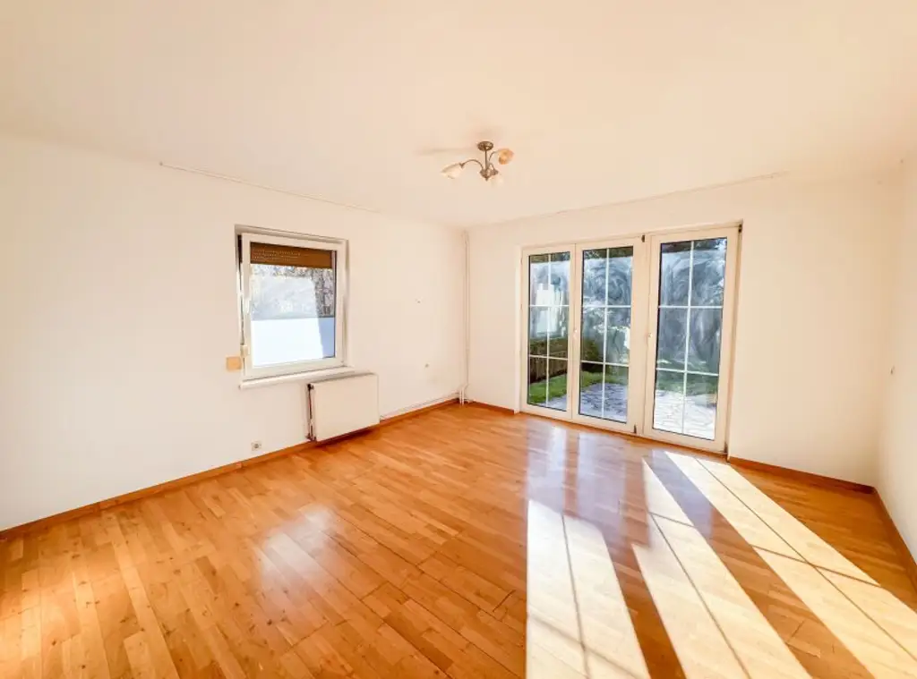 Einfamilienhaus mit 603 m2 Garten beim Auhof Center zu vermieten! Private oder gewerbliche Nutzung möglich! Arbeiterquartier!