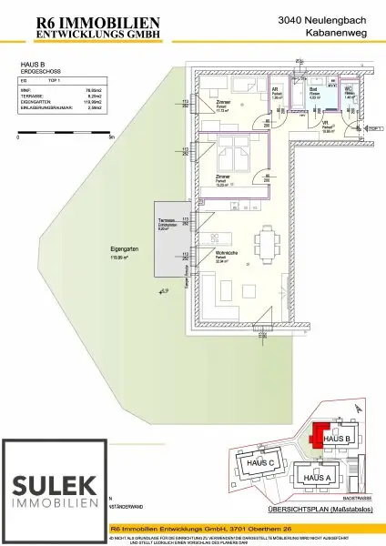 Wohnpark Neulengbach | Erstbezug | 3 Zimmer mit Garten