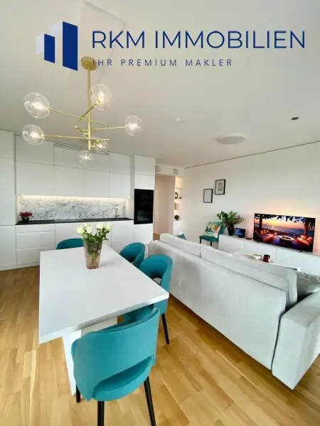 Exklusive und moderne 3-Zimmer-Wohnung mit Balkon in 1020 Wien – Einzigartige Aussicht, Marina Tower, VIP - Location