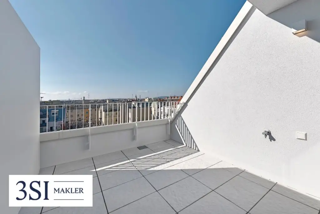 The Temptation: Einzigartige Dachgeschoßwohnung mit großen Freiflächen
