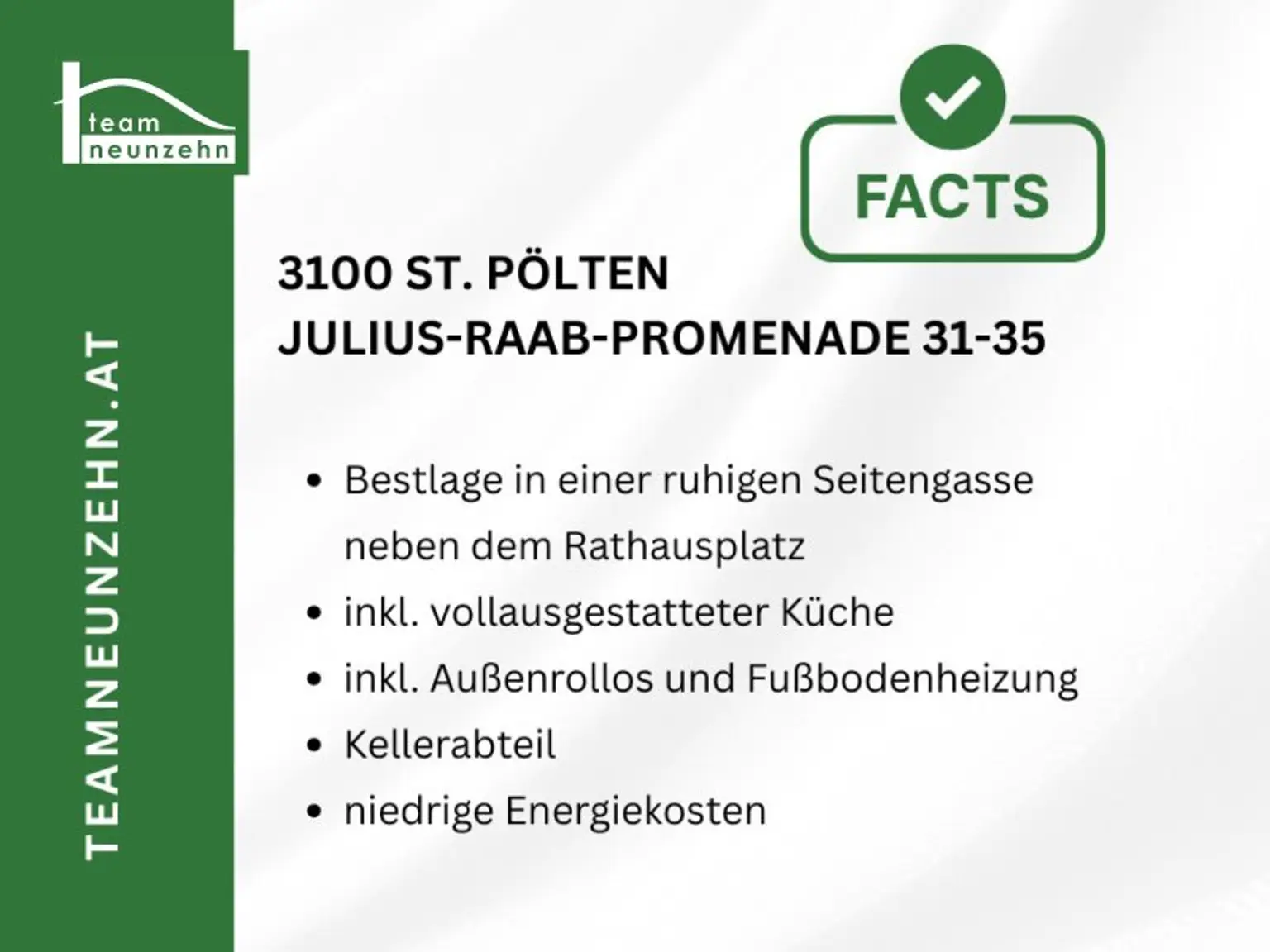Moderner Wohntraum mit hochwertiger Ausstattung inklusive Einbauküche! Karmeliterhof - Neubauwohntraum beim Rathausplatz! - JETZT ZUSCHLAGEN