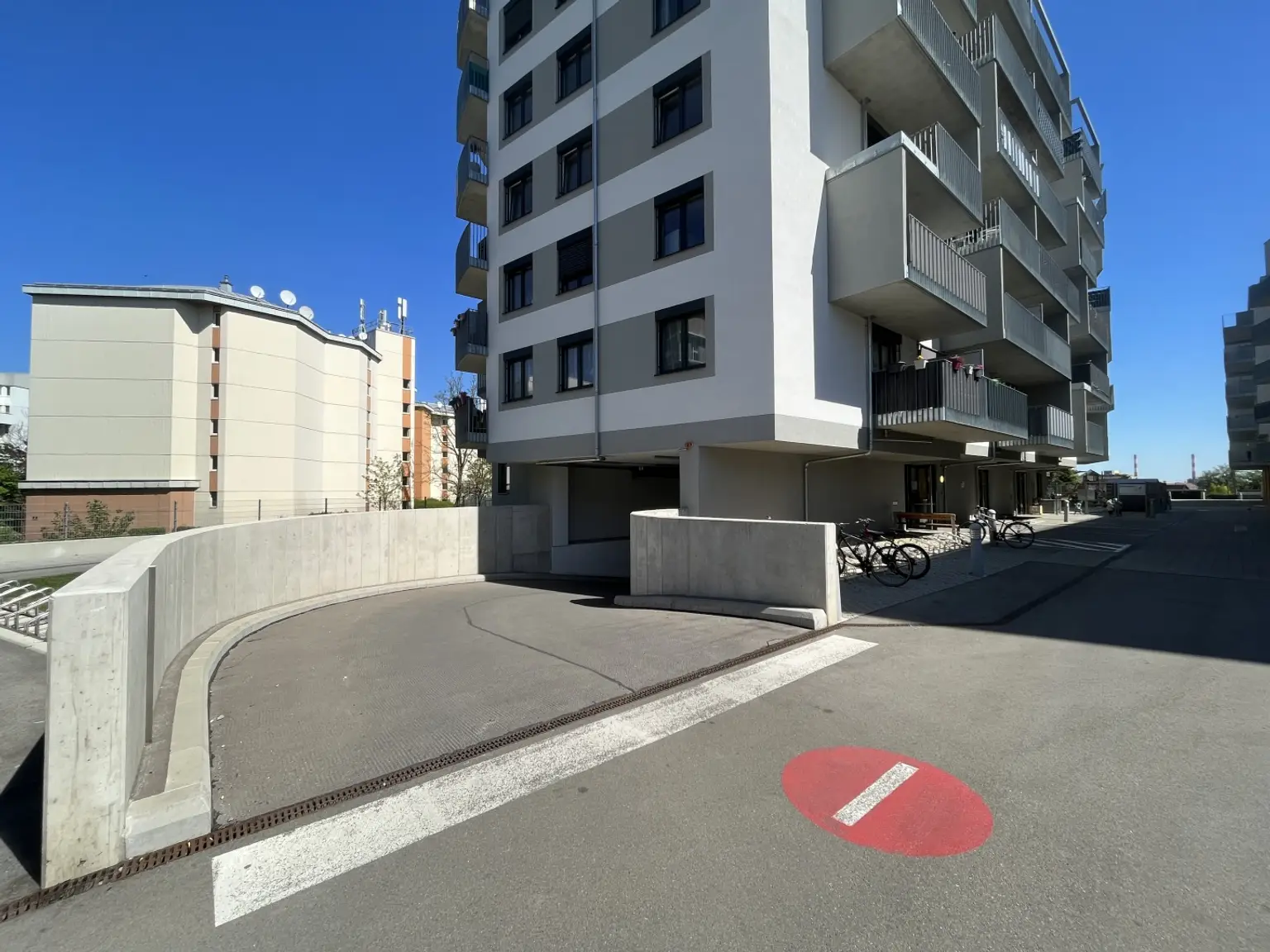 Garage Abfahrt