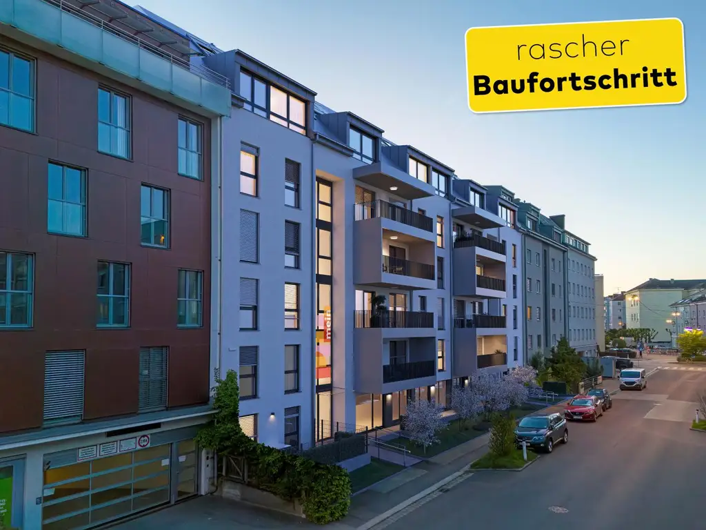 Rascher Baufortschritt! "PILLmein" - 3 Raumwohnung mit 8 m² Balkon (Top 2.5)