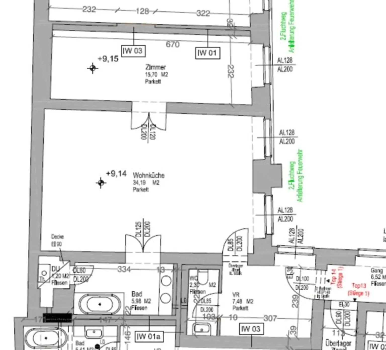 Super zentrale Innenstadtlage - Topsanierter Zustand - Ruhige Innenhofausrichtung