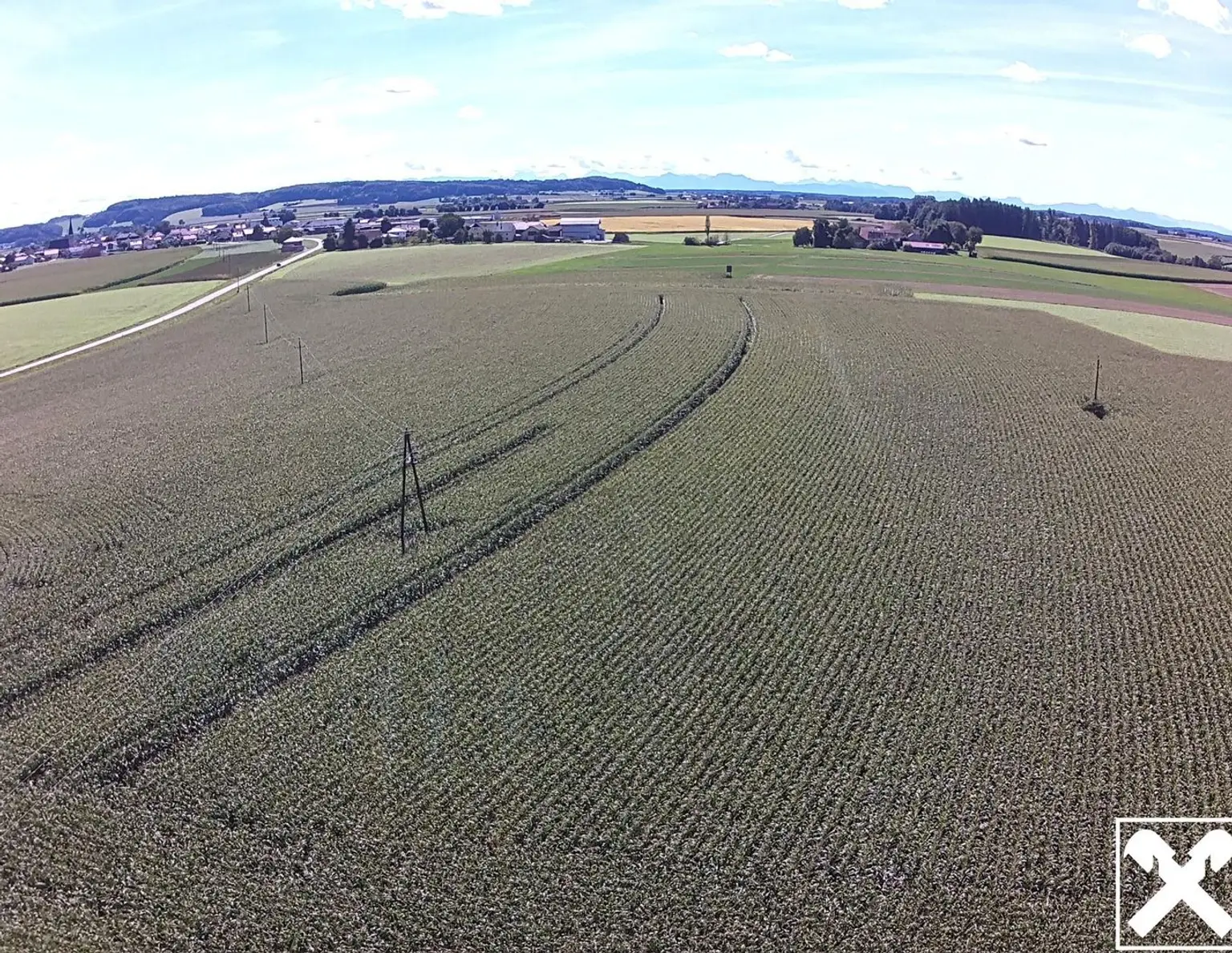 Große Ackerfläche mit guter Anbindung