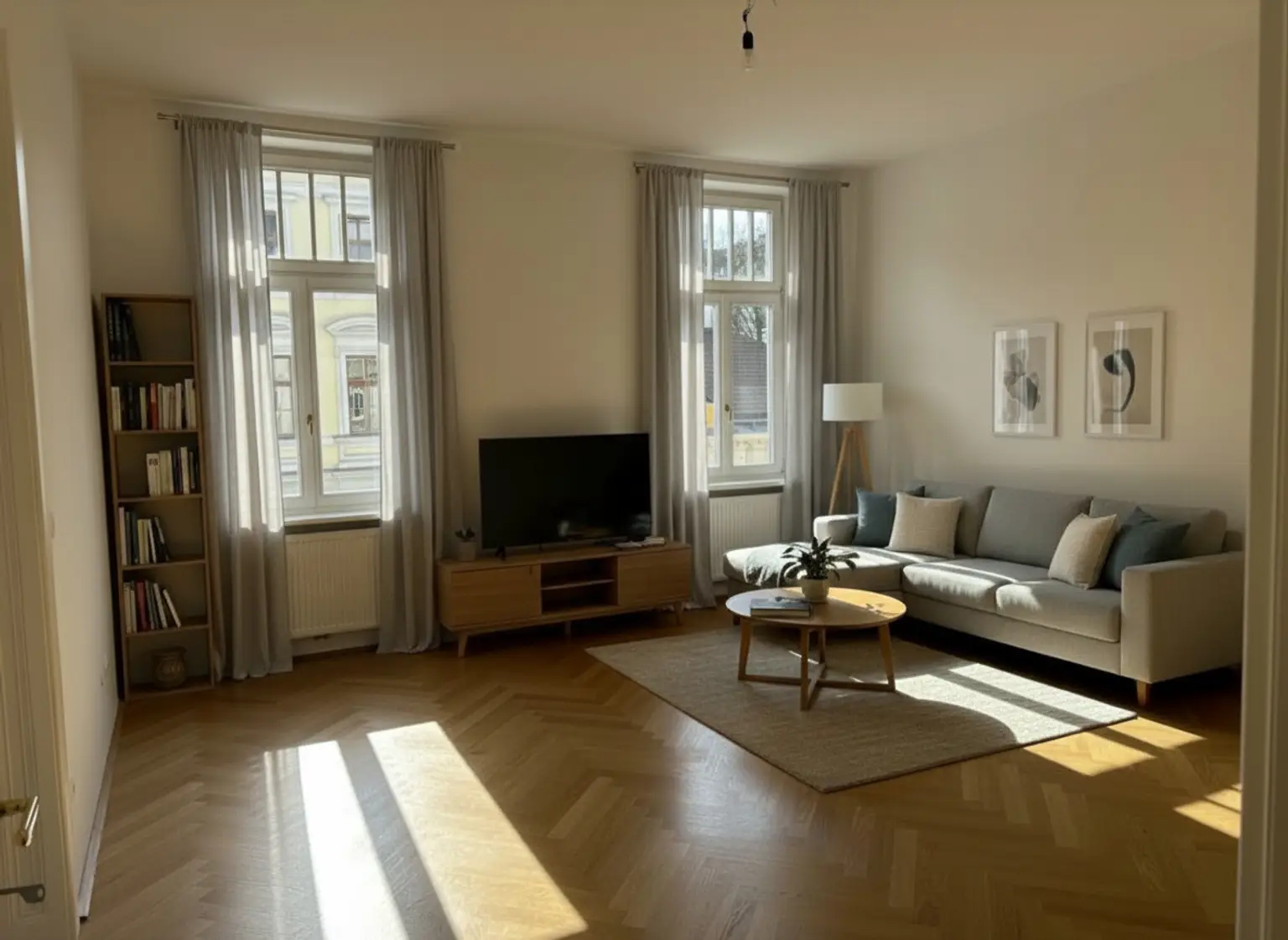 Altbaucharme inmitten Dögling - geräumige zwei Zimmer Wohnung