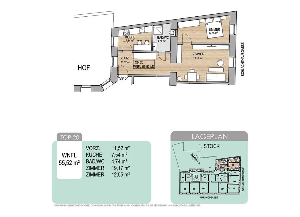 2-Zimmer Eigentumswohnung mit Potential in 1030 Wien
