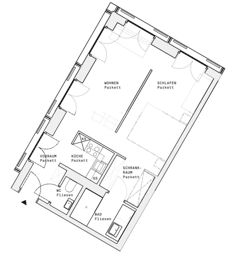 Herrliches Wohnen mit smartem Raumkonzept in den DC Flats - Donau City -