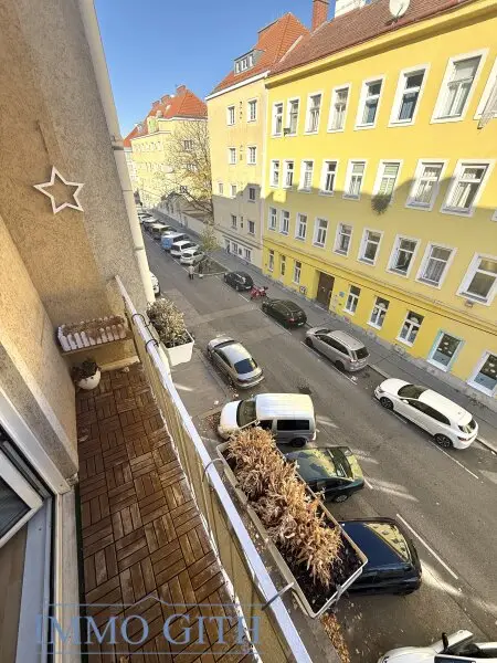 HELL, GEMÜTLICH & GUT VERMIETET – GEPFLEGTE 2-ZIMMER-WOHNUNG MIT BALKON IN SIMMERING ZU KAUFEN!