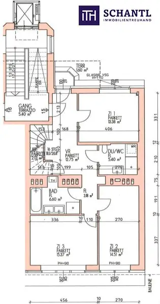 WOW! Lichtdurchflutete Traumwohnung mit hofseitiger Terrasse! Neues Lebensgefühl im Dachgeschoss mit perfekter Raumaufteilung + Kamin + Ideale öffentliche Anbindung! Jetzt zugreifen!