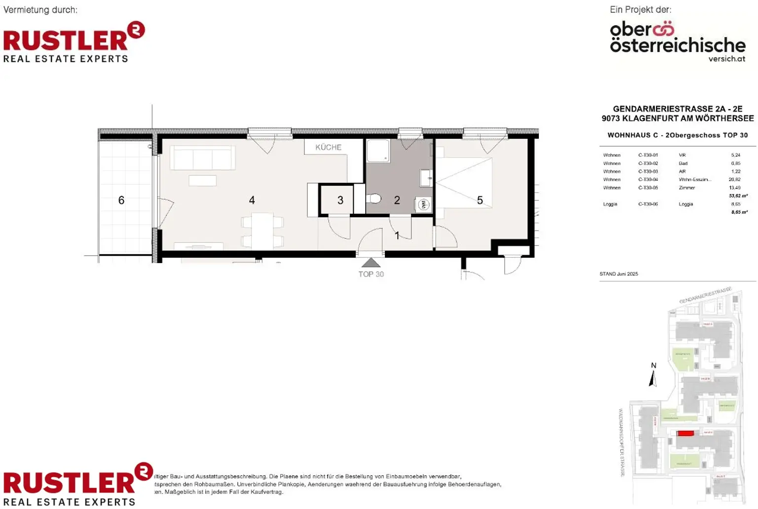 TRIVARA - Wohnen, wie man leben will - 2 Zimmer Wohnung C-30