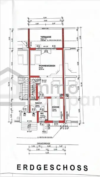 Leben auf drei Stockwerken mit eigenem Penthouse-Flair