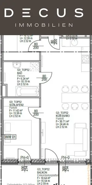 | IDEALE WG-WOHNUNG MIT BALKON | GUTE ANBINGUNG | IN HERZEN VON EGGENBERG