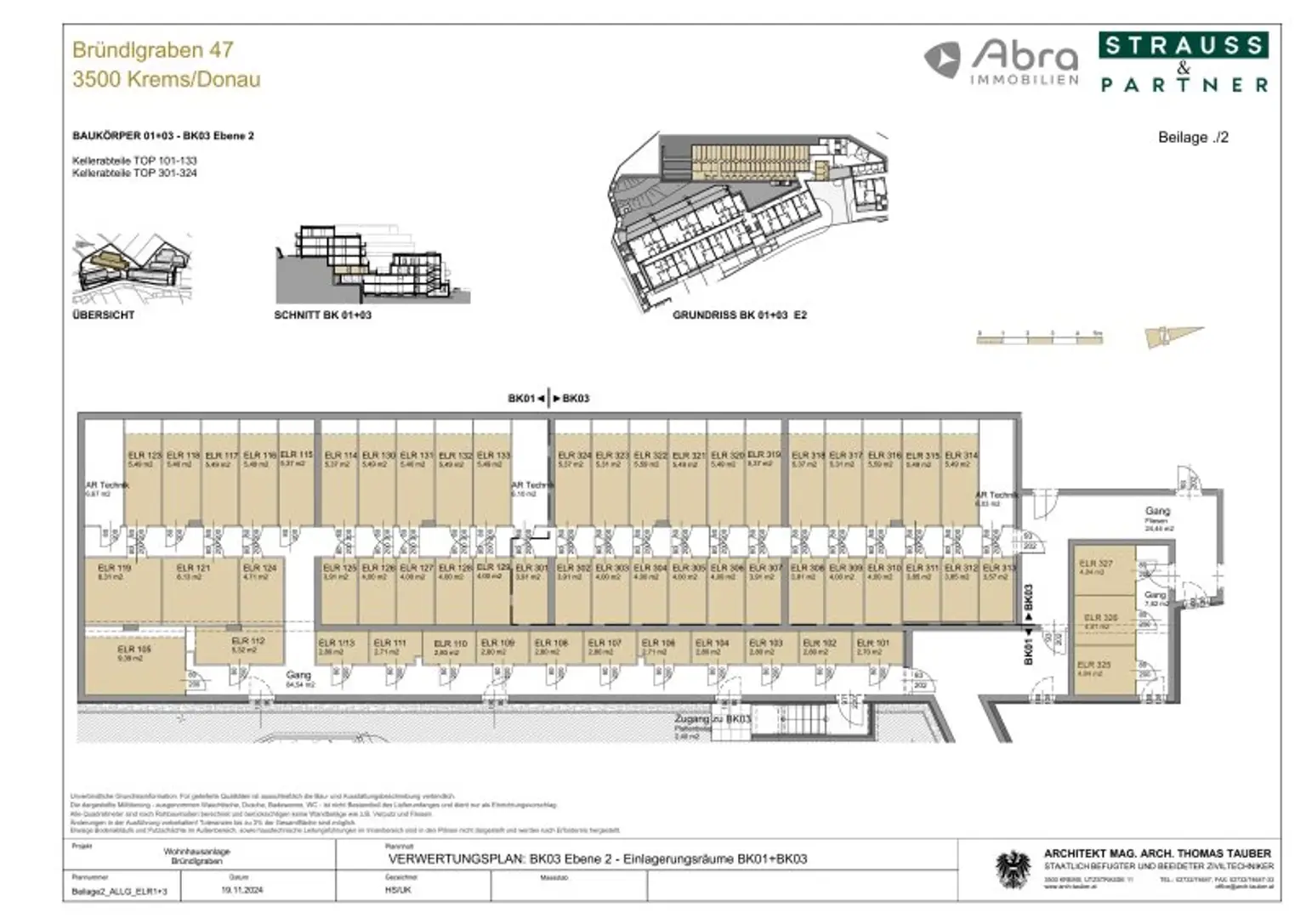Kellerabteilplan