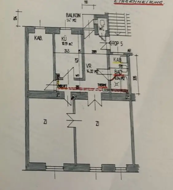 Bandgasse / unbefristet vermietet /
3 Zimmer Wohnung in Bestlage
