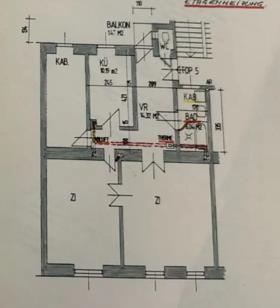 Bandgasse / unbefristet vermietet /
3 Zimmer Wohnung in Bestlage