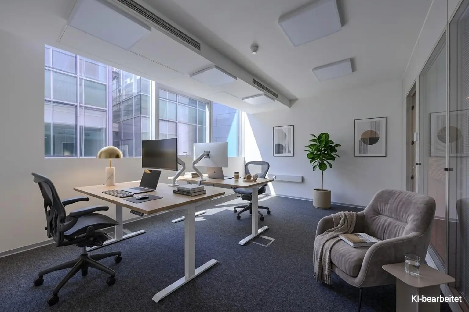 Einzelbüro - virtuell gestaged