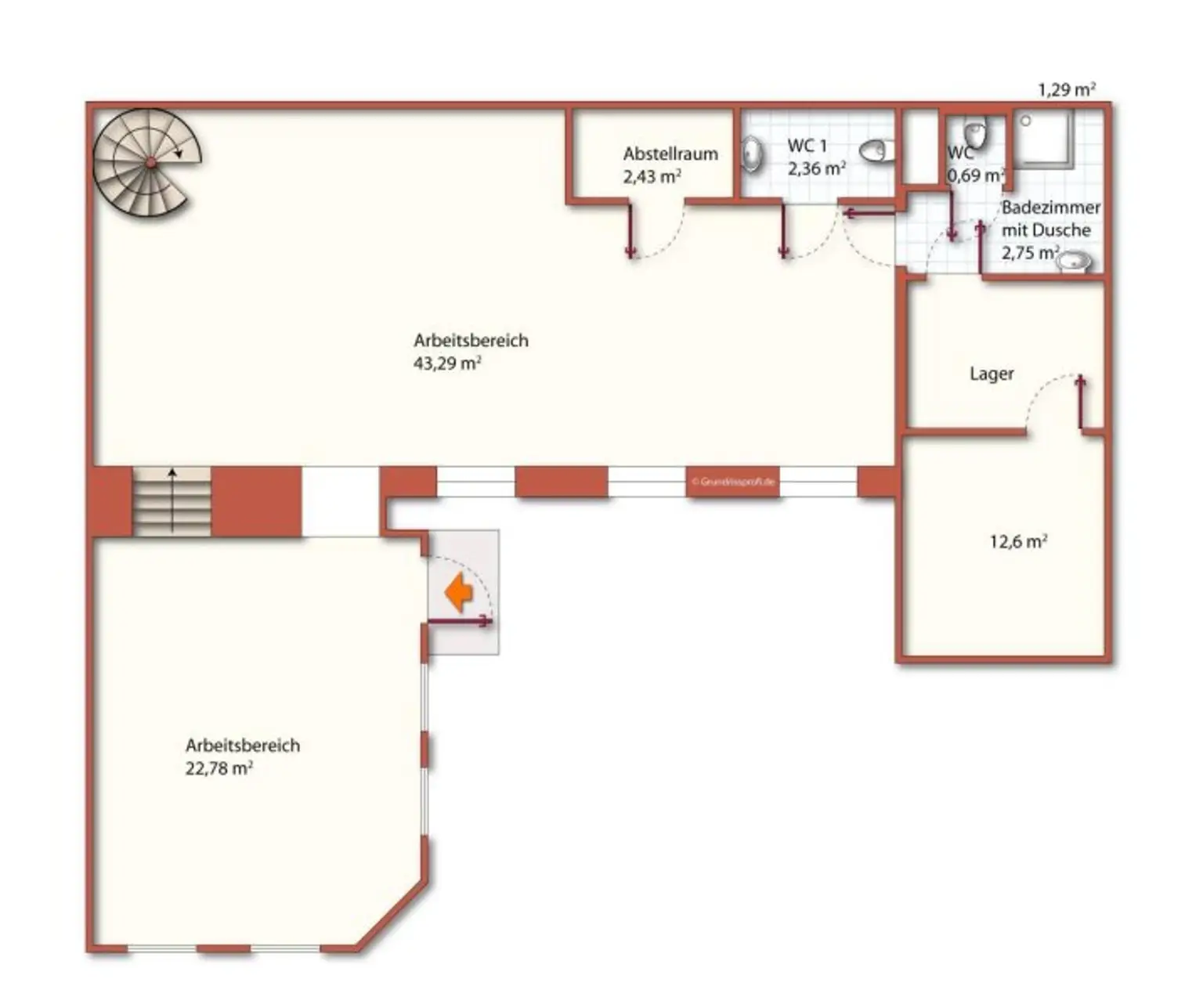Grundriss Souterrain
