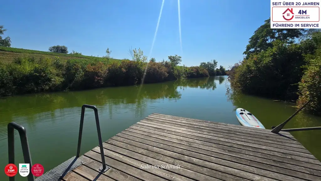 *Ferienhaus* Autark leben am linken Donauufer mit Badesee in 3425 Langenlebarn (Pachtgrundstück mit günstiger Jahrespacht)