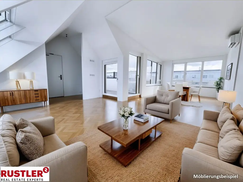 Provisionsfrei! | Einzigartige 2 Zimmerwohnung mit großzügiger Freifläche beim Marchfeldkanal
