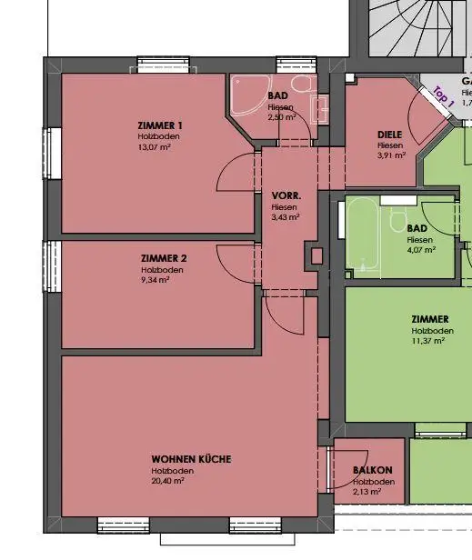 Thalgau: Entzückende 3 Zimmerwohnung