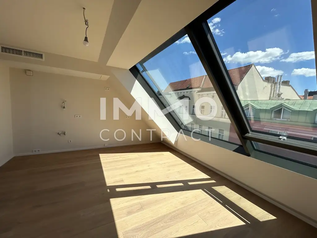 Erstbezug! 3-Zimmer-Dachgeschosswohnung mit traumhafter Wien-Aussicht