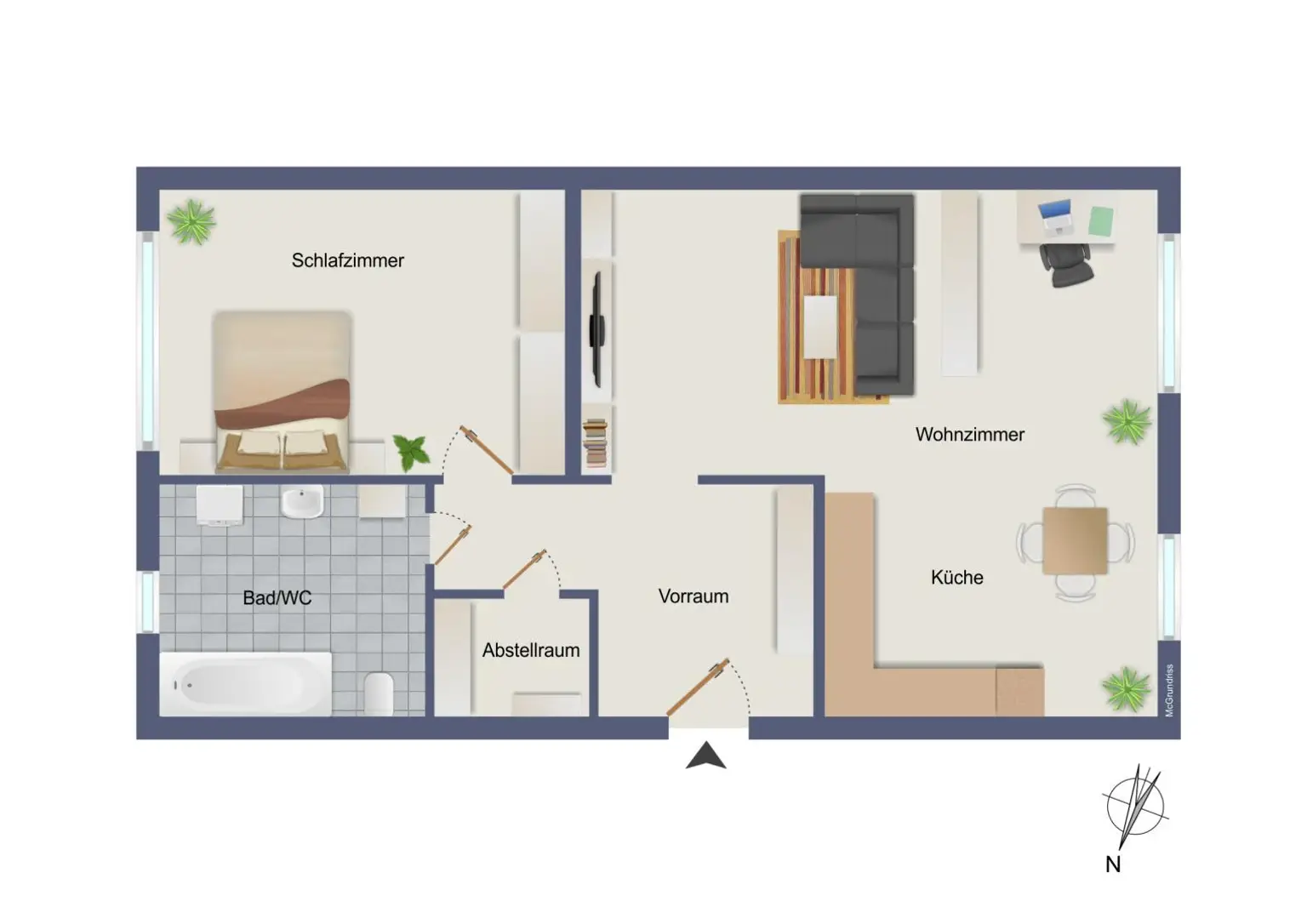 Grundriss (schematisch)