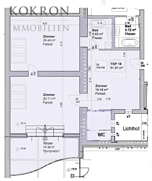 Atelier- Wohnung oder Büro? Charmante Studiowohnung mit Terrassenanteil - Nähe Arenbergpark