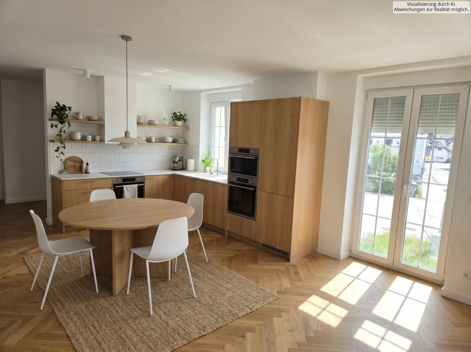 Küche KI visualisiert