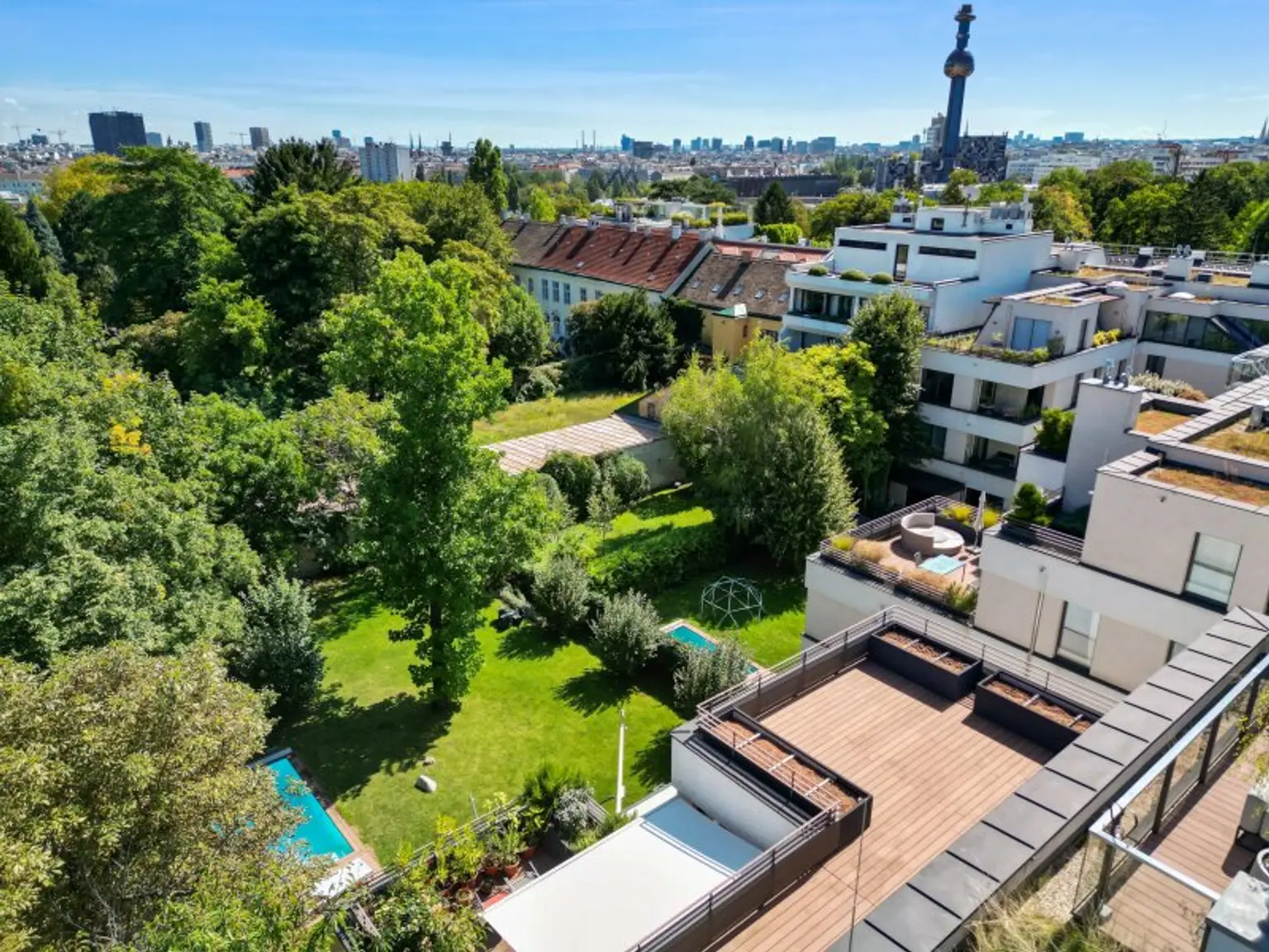 4-Zimmer-Terrassenwohnung mit 70 m² Freifläche & Panoramablick in 1190 Wien