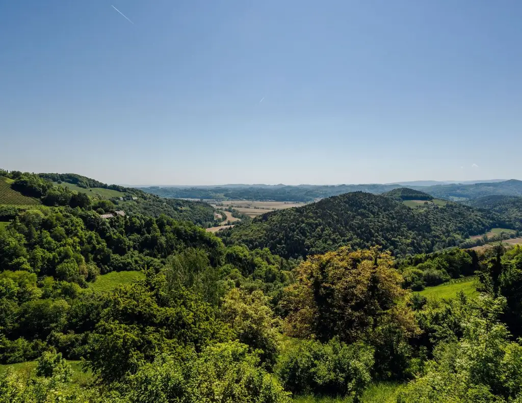 Sonniger Baugrund mit Panorama-Weitblick inmitten der Weinregion!