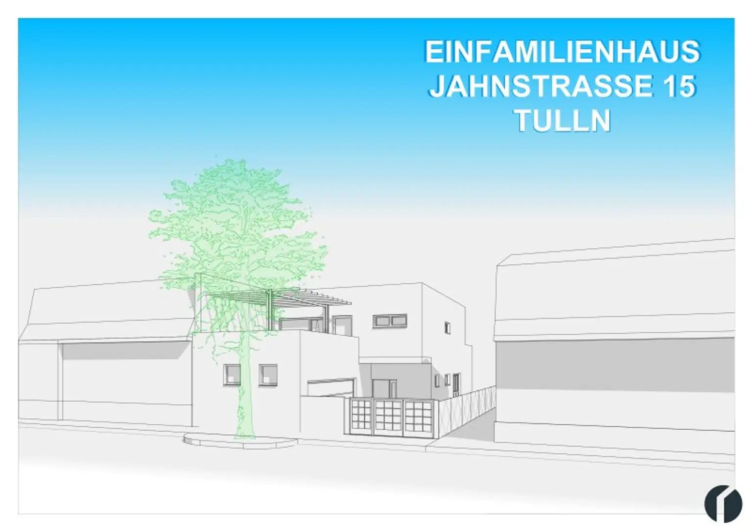 Einfamilienhaus Bebauuungsstudie