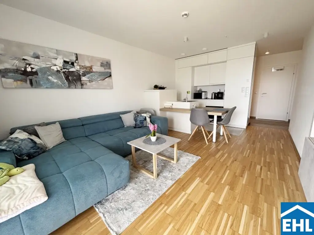 Wohnen im Grünen – Moderne 2 Zimmer-Wohnung direkt am Kurpark Oberlaa