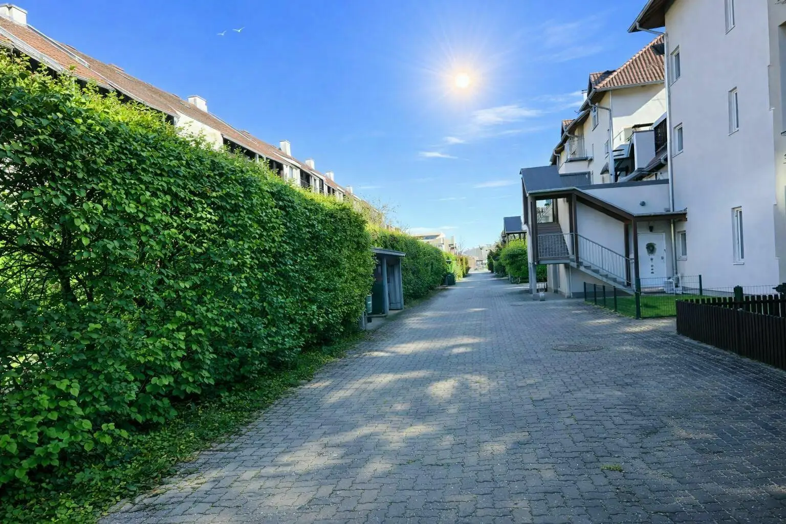 autofreie Siedlung 1 Zugang zur Wohnung