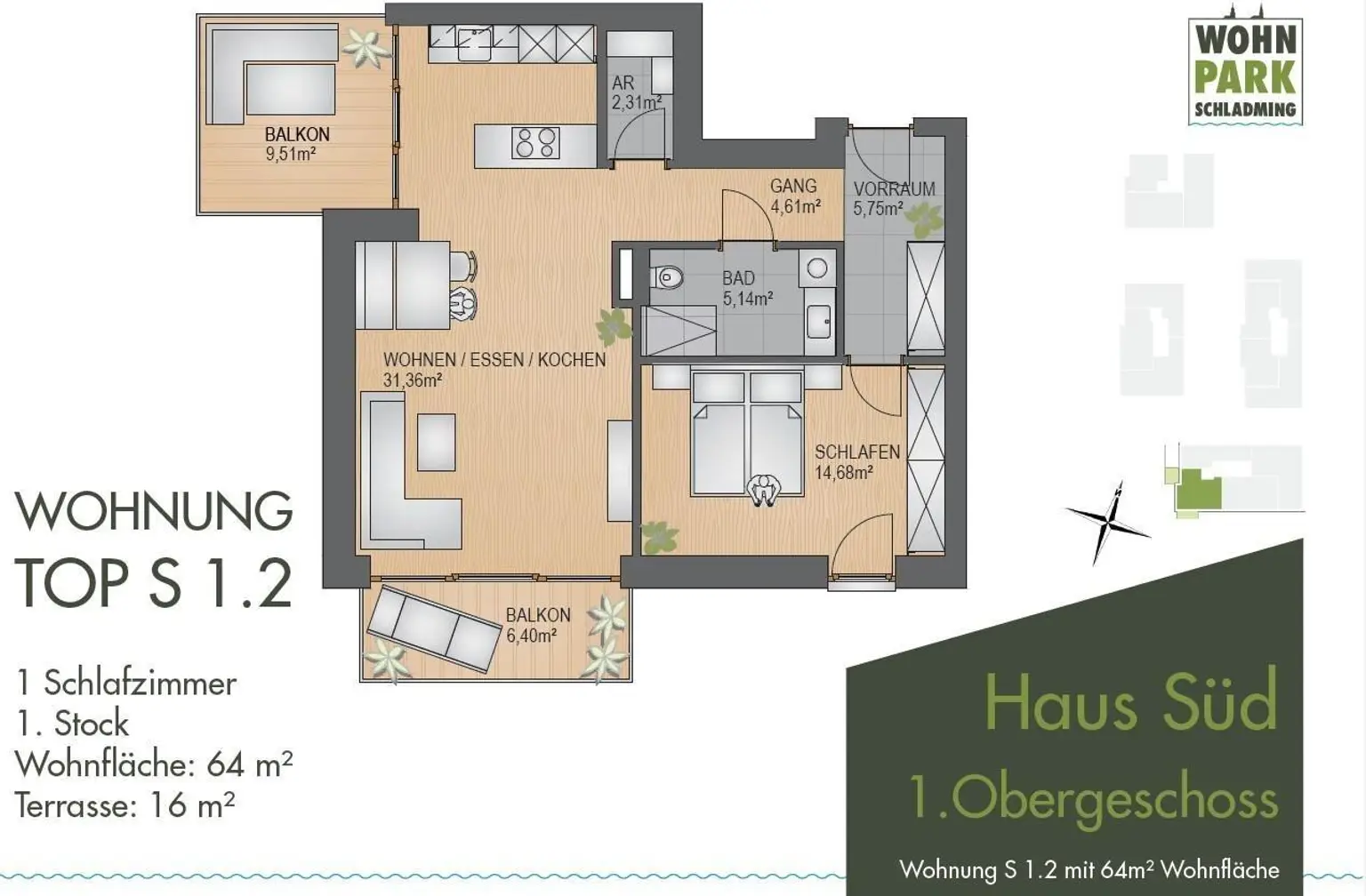 Wohnung S 1